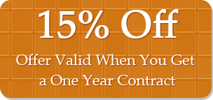 15% Off - Offer Valid When You Get a One Year Contract