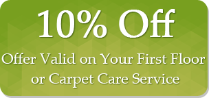 10% Off - Offer Valid on Your First Floor or Carpet Care Service